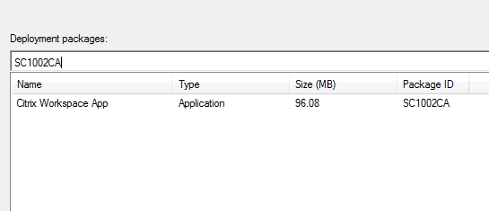 Package ID In SCCM 2012 Console