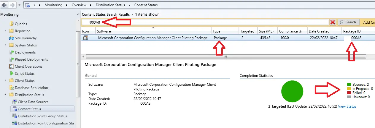 package id in configmgr monitoring