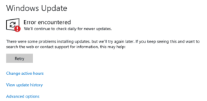 Windows Update Error 0x80240023